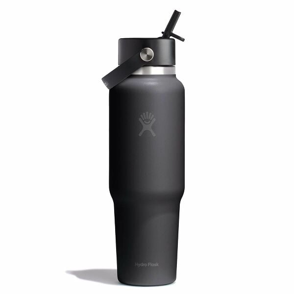 40 oz Travel Bottle with Flex Straw Cap X3